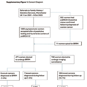 携带BRCA1与BRCA2致病性变异者 风险降低性乳腺切除术后乳腺癌发病率显著降低